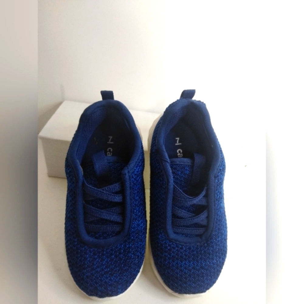 Boys Carter's Blue Slip On Sneakers Shoe Size 7 NWOT